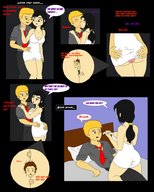 drawing comic color clothed story screeeow butt_smother