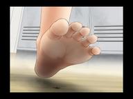 drawing crush barefoot cruel shrunken_person manzi raised_foot giantess_feet