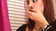vore handheld cleavage shrunken_men unaware giantess_katelyn entrapment advertisement screen_capture between_fingers manicure mistaken_for_a_mint
