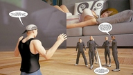 barefoot shrunken_men finger_crush under_foot darkangle989 tiny_mk angles_playground digital_render