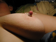 breasts collage shrunken_man nipple_play string