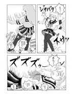 female giantess crush manga city mega blonde monochrome destruction small_men playful somari uniform women clumsy