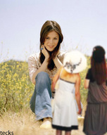 collage size_difference brunette sitting shrunken_woman tecks outdoors looking_at_viewer