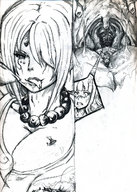 female giantess vore monochrome leviathan women mrishimaru