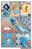growth giantess city comic barefoot blue_skin streets giantessfan between_buildings