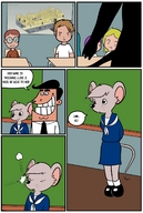 giantess vore furry comic color digestion story shrunken_men shrunken_woman mousani