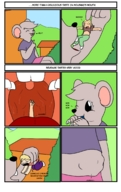 giantess vore furry comic color digestion story shrunken_men shrunken_woman mousani