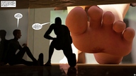 crush barefoot shrunken_men under_foot between_fingers licking_lips darkangle989 looking_at_victim tiny_mk angles_playground digital_render