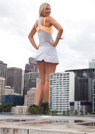 city blonde helicopter wonderslug maria_sharapova australia hands_on_hips melbourne