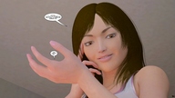 vore handheld shrunken_men between_fingers licking_lips dialogue darkangle989 tiny_mk angles_playground looking_at_tiny digital_render