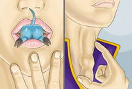 drawing pussy vore tail color butt mouth finger shrunken_woman throat hooves draenei throat_bulge