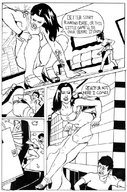 drawing growth giantess monochrome buildings outgrowing_building running chasing