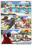 comic small_men amazon pool shrunken_woman giantessfan giantess_party