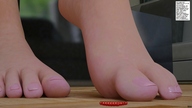 crush toes barefoot shrunken_men cruel pinned under_foot dialogue darkangle989 tiny_mk angles_playground digital_render