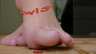 crush toes barefoot blood shrunken_men cruel pinned under_foot dialogue darkangle989 tiny_mk angles_playground digital_render