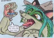 vore furry comic handheld cerberus dangle
