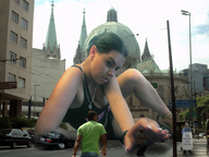 giantess crush city domination hand vehicles kristina