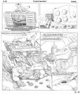 drawing horns wings anthro city dragon comic monochrome butt giant penis buildings military tank anal anal_insertion giants 5-d huge_penis