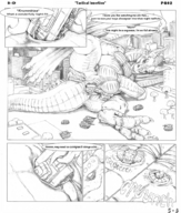 drawing horns wings anthro city dragon comic monochrome butt giant penis buildings military tank anal_insertion 5-d huge_penis