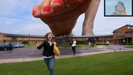 giantess collage soles low_angle school worship running people sky pedicure point_of_view giantess_feet imminent_crush