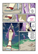 drawing giantess crush feet comic color long_hair toes high_heels glasses purple_hair blood domination low_angle gore sandals foot_crush foot_print mistress cruel english outdoors high_heel_crush volcano-poplar zombies sandal_crush