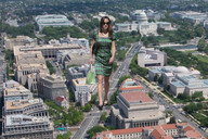 giantess collage city clothed brunette walking sunglasses streets vehicles artdent pippa_middleton captial_building