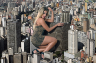 giantess collage city blonde clothed buildings helicopter skyscraper beregous looking_at_viewer barbara_rossi