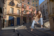 giantess collage clothed buildings domination shrunken_men sitting underneath pinned under_foot looking_at_viewer accasbel sofia_vergara
