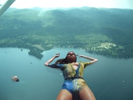 giantess collage landscape mega clothed water wet lying_down mountains lake trees countryside downward_angle accasbel