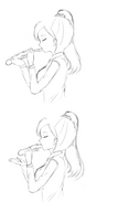 drawing giantess vore monochrome handheld shrunken_men swallowed litt64