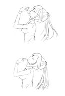 drawing giantess vore monochrome handheld shrunken_men swallowed litt64