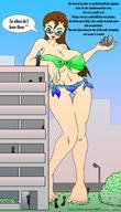 drawing giantess feet color cleavage buildings story helping