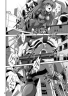 breasts insertion pussy manga city comic cum sex buildings train building_sex bondage shrunken_people suit truck japanese_text panels foreign_text mechanical