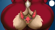 drawing giantess furry anthro color butt bunny bat anal_insertion gloom_the_bat