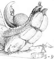 drawing crush feet dragon monochrome giant foot_crush reptile scaly 5-d