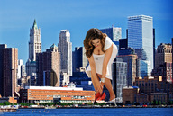 giantess collage city cleavage helicopter shoes brunette wonderslug bending_over skyscrapers kelly_brook