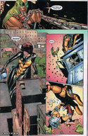 breasts drawing giantess manga city mega handheld buildings brunette falling avengers chain costume dialogue money tripping janet_van_dyne marvel_comics armored_truck the_wasp wrecking_crew