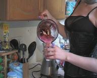 blood gore kitchen death blender cruel