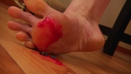 crush collage toes barefoot soles blood domination shrunken_man cruel floor giantess_rachel