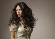 collage long_hair clothed climbing shrunken_men clothing hanging_on megan_fox