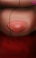 breasts drawing sleeping color cleavage story shrunken_men unaware rope bedroom intruder peterparkerlawl