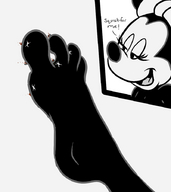 drawing crush feet toes blood death captions mini_mouse