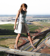 giantess collage feet high_heels dress sandals looking_down highway vehicles emma_watson mastershrinker
