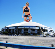 giantess collage blonde helicopter low_angle wonderslug football sky sports_outfit sports_arena