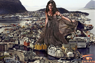 collage mega clothed ocean witch village mountains looking_at_viewer selena_gomez taran harbor sgg
