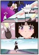 comic handheld domination in_shoe witch shrunken_men magic set under_foot between_fingers rosario_vampire yukari magic_wand sugernhoney