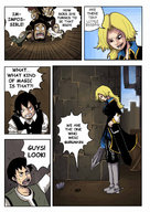 drawing blonde comic sword shrunken story boots shrunken_men looking_down panels qjo_jotaro looking_at_tiny