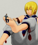 male barefoot domination shrunken_men trapped between_toes looking_at_victim