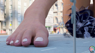 giantess city barefoot streets city_street tiny_mk digital_render