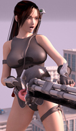 giantess city gun monster tiny_mk grace_from_beyond digital_render